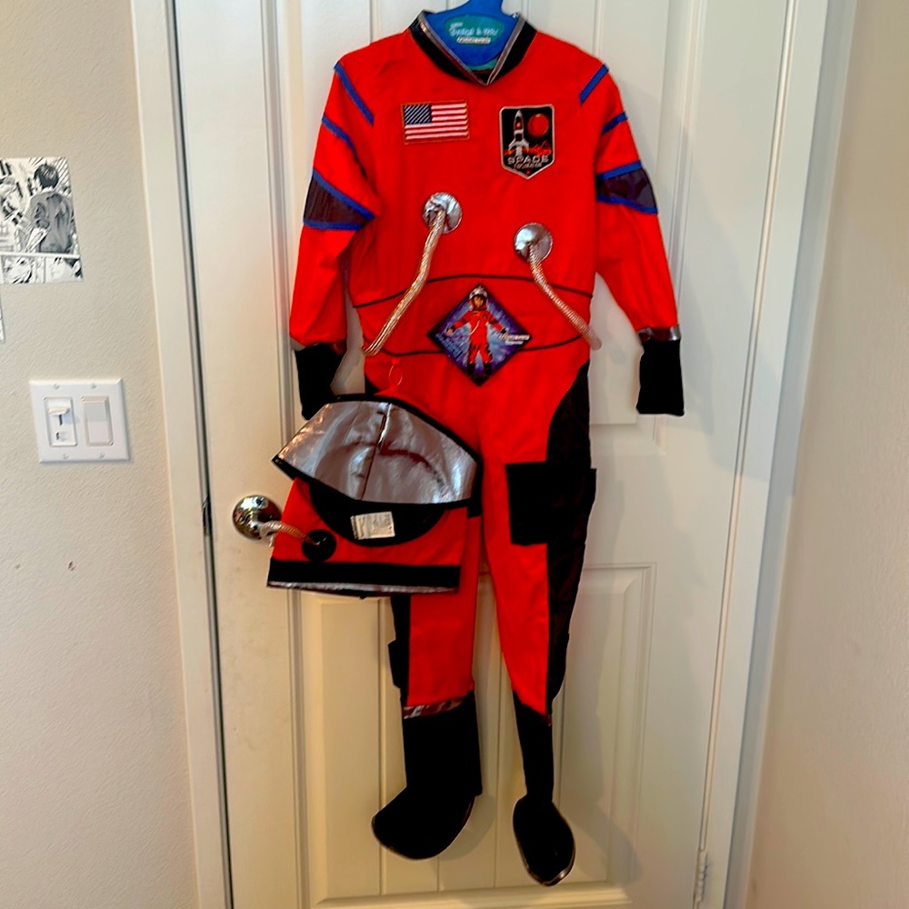 Boys Astronaut Costume Size 7-8